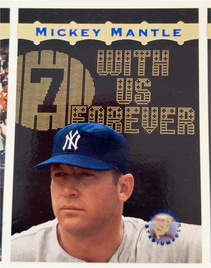 1996 Topps Stadium Club #MM19 Mickey Mantle — front