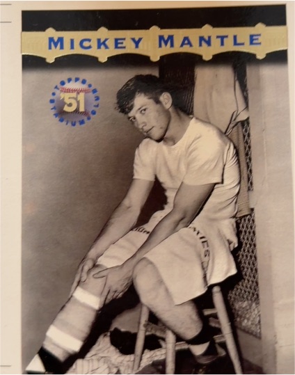 1996 Stadium Club #MM3 Mickey Mantle — front