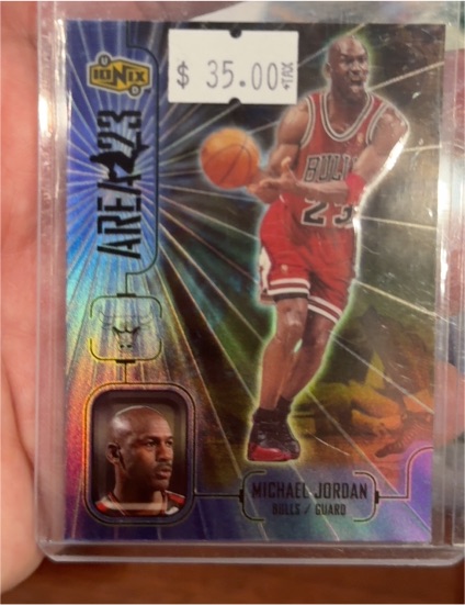 1998-99 Upper Deck Ionix Area 23 #A8 Michael Jordan — front