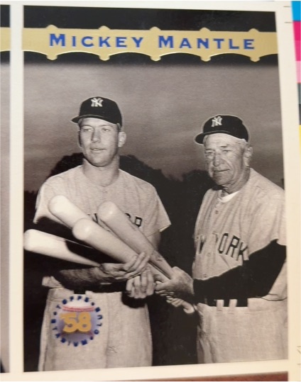 1996 Topps Stadium Club #MM8 Mickey Mantle — front