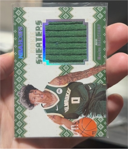 2022-23 Panini NBA Hoops Rookie Sweaters #RS-JW Jalen Williams — front