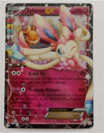 2016 Pokémon TCG Generations Radiant Collection #RC21/RC32 Sylveon EX — front