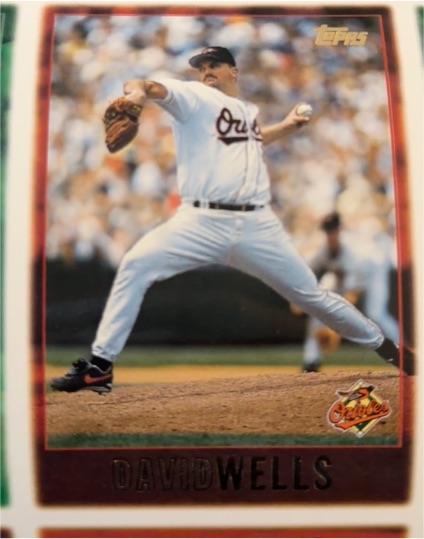 1997 Topps #228 David Wells Baltimore Orioles — front