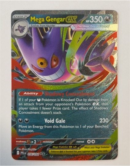Mega Gengar EX 056/094 Me02: Phantasmal Flames — front