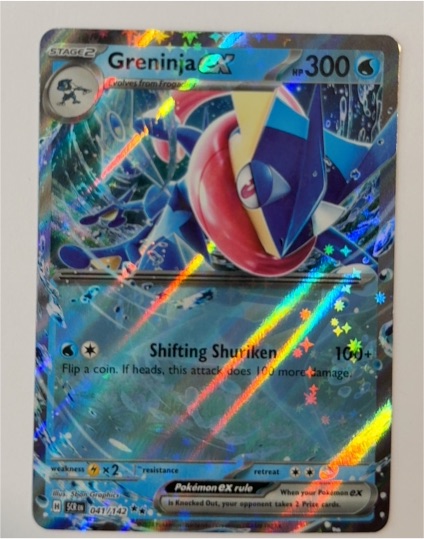 2024 Pokémon SV07: Stellar Crown #041 Greninja EX — front