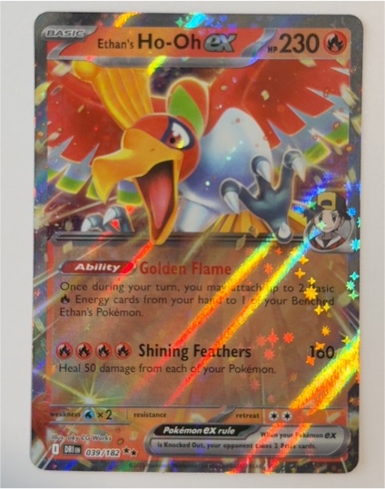 2025 Pokémon SV10: Destined Rivals #039 Ethan's Ho-Oh ex — front