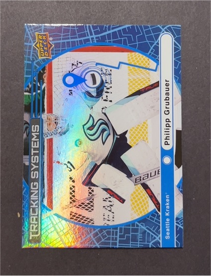 2025-26 Upper Deck #TS-12 Philipp Grubauer Tracking Systems — front