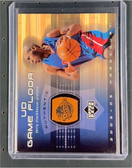 2002-03 Upper Deck Hardcourt #JS-F Jerry Stackhouse — front