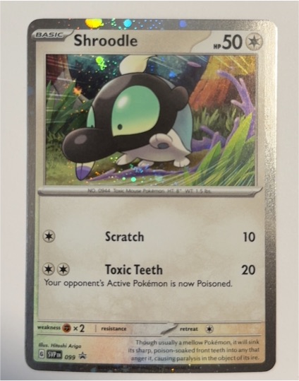 2024 Pokémon SV Black Star Promo #099 Shroodle — front