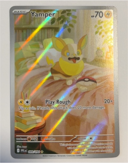 2023 Pokemon Phantasmal Flames #099 Yamper — front