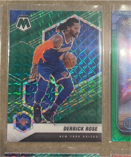 2020-21 Panini Mosaic #123 Derrick Rose — front