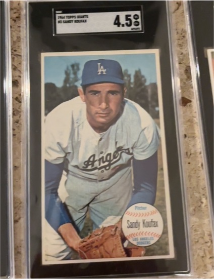 1964 Topps Giants #3 Sandy Koufax — front