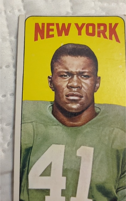 1965 Topps #127 Matt Snell — front