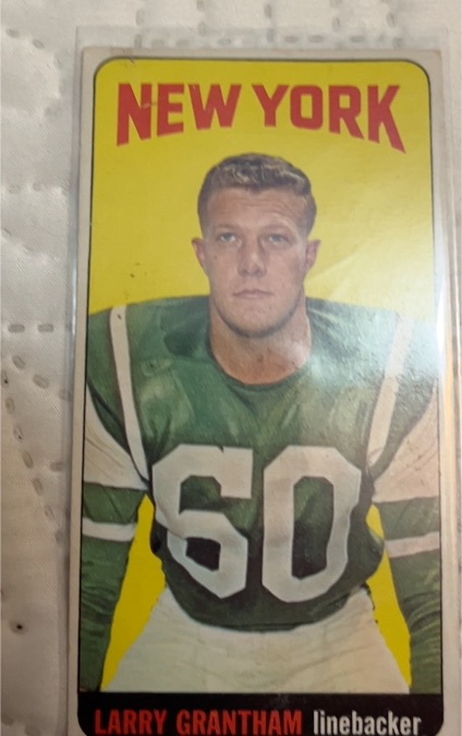 1965 Topps Football #114 Larry Grantham — front