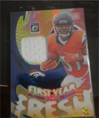 2025 Donruss Optic First Year Fresh #FYFBH-RJH RJ Harvey — front