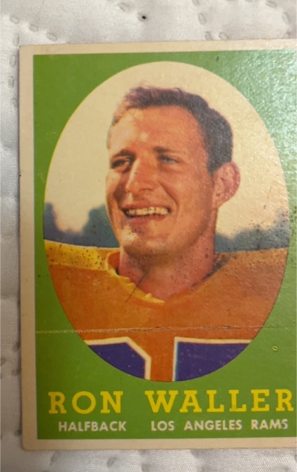 1958 Topps #72 Ron Waller — front