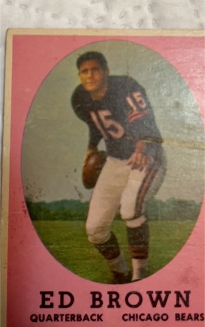 1958 Topps #123 Ed Brown — front