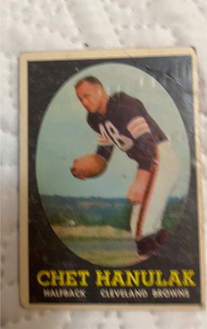 1958 Topps #45 Chet Hanulak — front