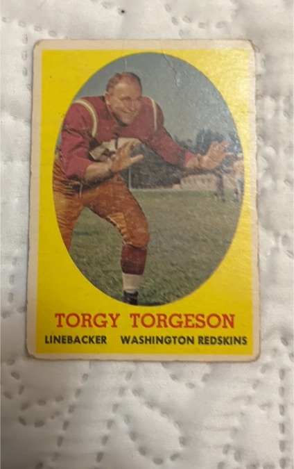 1958 Topps #97 Torgy Torgeson — front