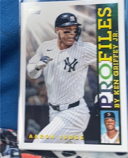 2026 Topps Series 1 Profiles #TP-18 Aaron Judge — front