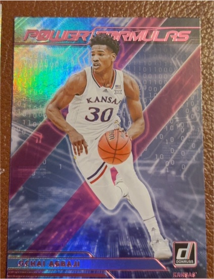 2022 Panini Chronicles Draft Picks #PF-OCH Ochai Agbaji Power Formulas — front