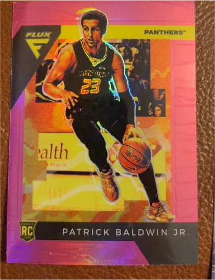 2022 Panini Chronicles Draft Picks #19 Patrick Baldwin Jr. Flux Pink Prizm — front