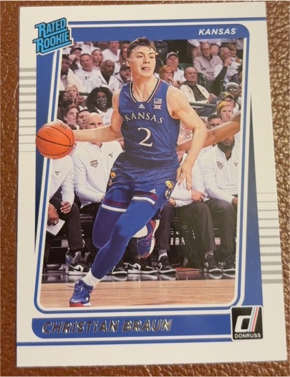 2022 Donruss Chronicles Draft Picks Rated Rookie #6 Christian Braun — front
