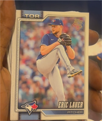 2026 Topps Series 1 #175 Eric Lauer — front