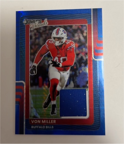 2025 Panini Donruss Optic Donruss Threads #DTBH-VMR Von Miller — front