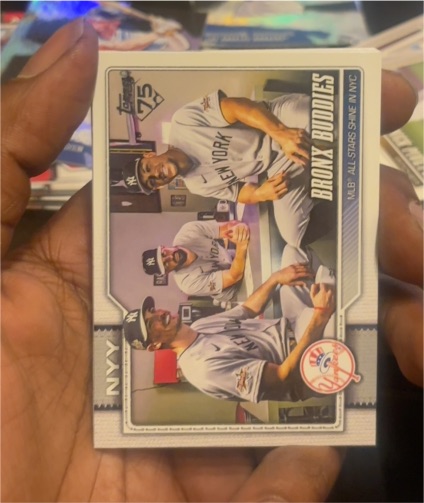 2026 Topps Series 1 #302 Bronx Buddies Aaron Judge / Max Fried / Carlos Rodon — front