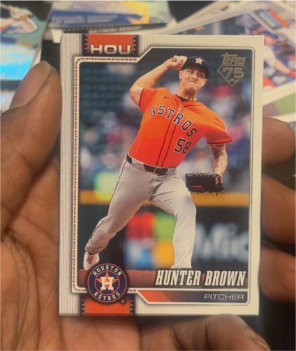 2026 Topps Series 1 #264 Hunter Brown — front