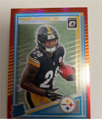 2025 Donruss Optic #232 Kaleb Johnson — front
