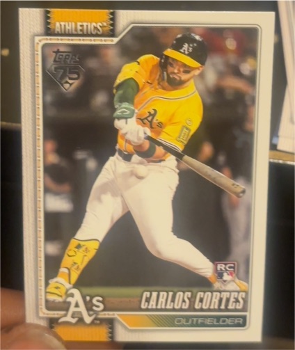 2026 Topps Series 1 #249 Carlos Cortes — front