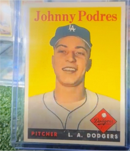 1958 Topps #120 Johnny Podres — front