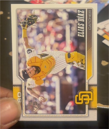 2026 Topps #28 Elias Díaz — front