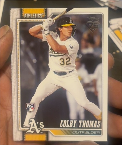 2026 Topps Series 1 #213 Colby Thomas — front