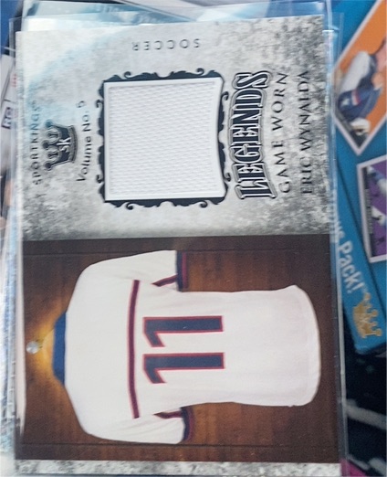 2024 Sportkings Volume 5 Legends Game Worn Memorabilia Eric Wynalda — front
