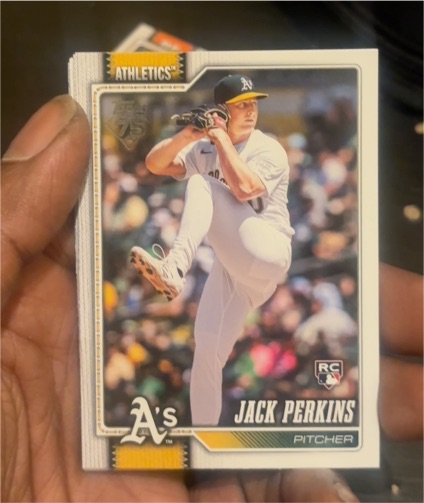 2026 Topps Series 1 #206 Jack Perkins — front