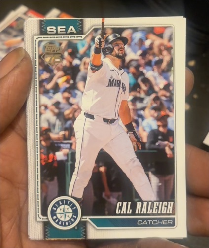 2026 Topps Series 1 #140 Cal Raleigh — front