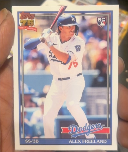 2026 Topps Series 1 #T91-35 Alex Freeland — front