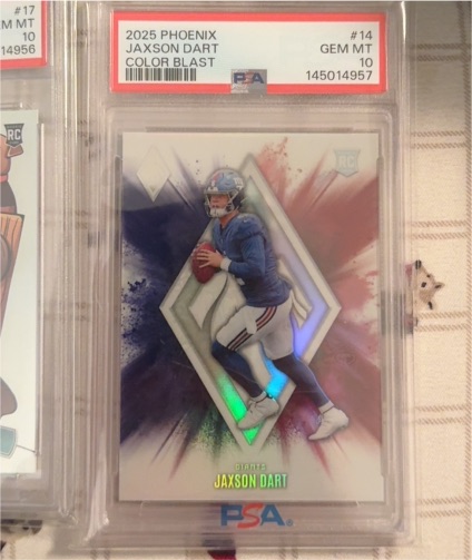 2025 Panini Phoenix Color Blast #14 Jaxson Dart — front