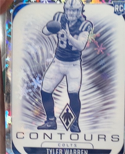 2025 Panini Phoenix #14 Tyler Warren Contours — front