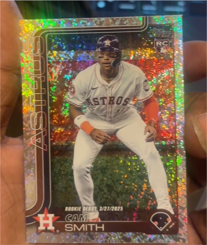 2025 Topps Chrome Update #USC19 Cam Smith Rookie Debut — front