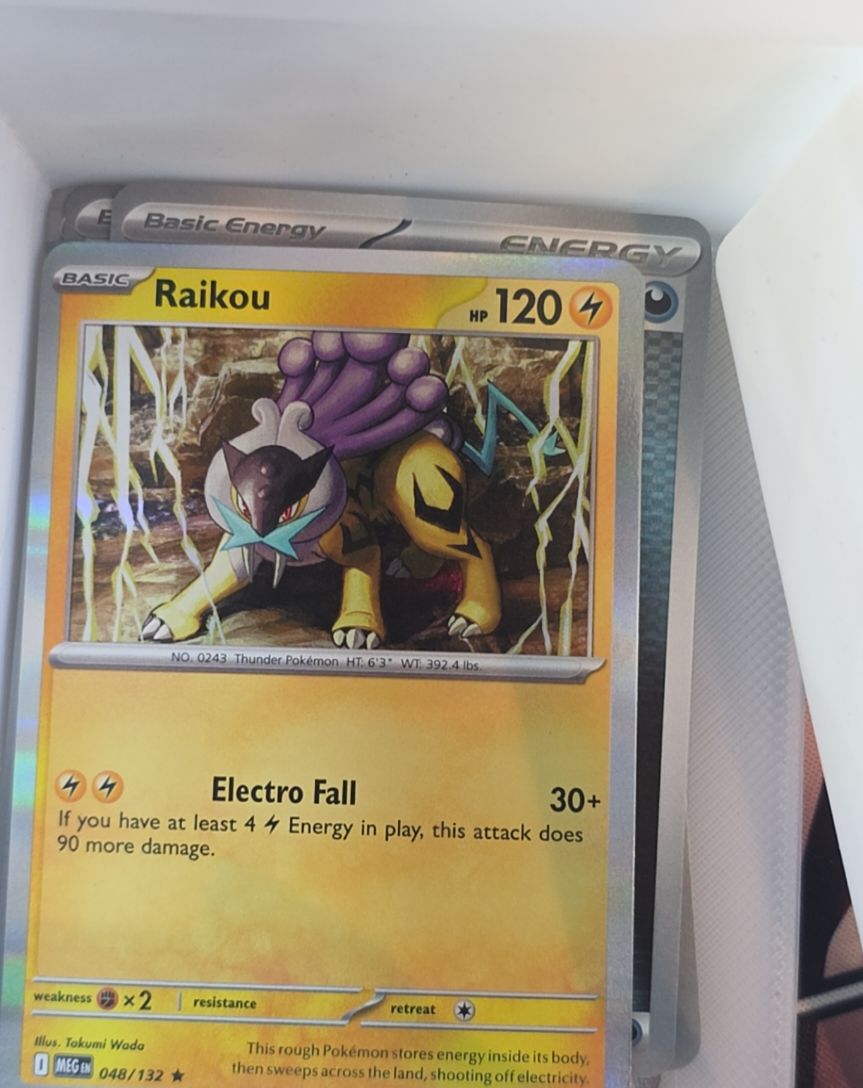 2025 Pokémon ME01: Mega Evolution #048 Raikou — front