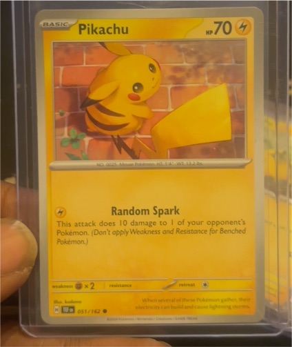 2023 Pokémon Temporal Forces #051 Pikachu — front