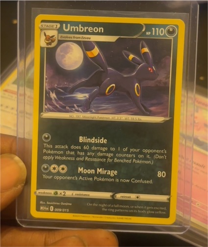 2025 McDonald's Dragon Discovery #009 Umbreon — front