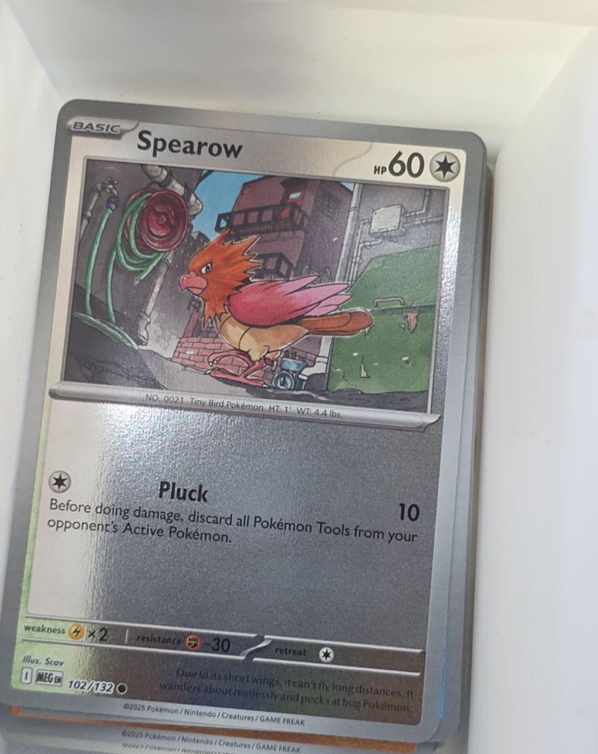 2025 Pokemon Mega Evolution #102 Spearow — front