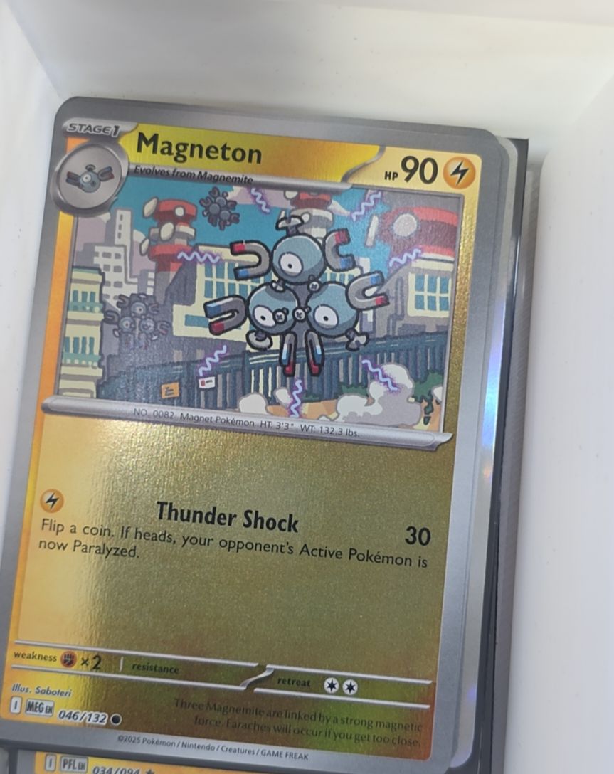 2025 Pokemon ME01: Mega Evolution #046 Magneton — front