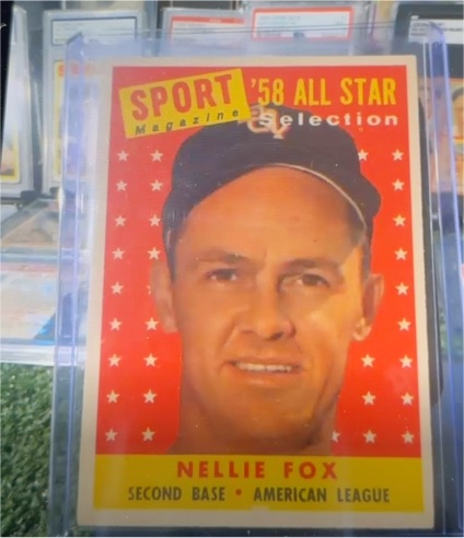 1958 Topps #479 Nellie Fox — front