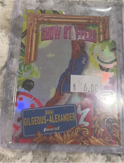 2024-25 Topps Finest #S-7 Shai Gilgeous-Alexander — front